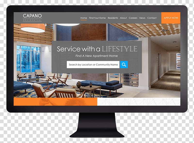 Responsive web design Computer Monitors Wellington Advisors Website, Land Developer transparent background PNG clipart