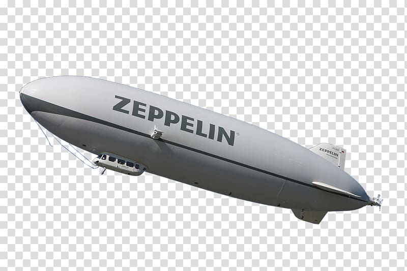 Zeppelin Airship Aircraft Airplane, floating transparent background PNG clipart