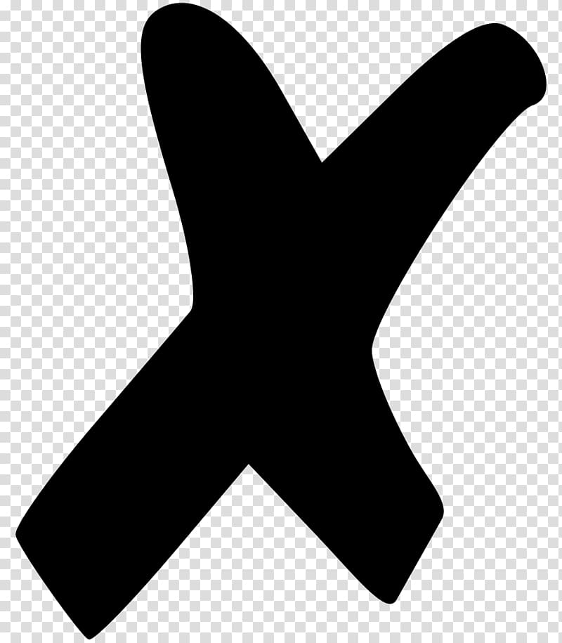Computer Icons X mark , black x transparent background PNG clipart