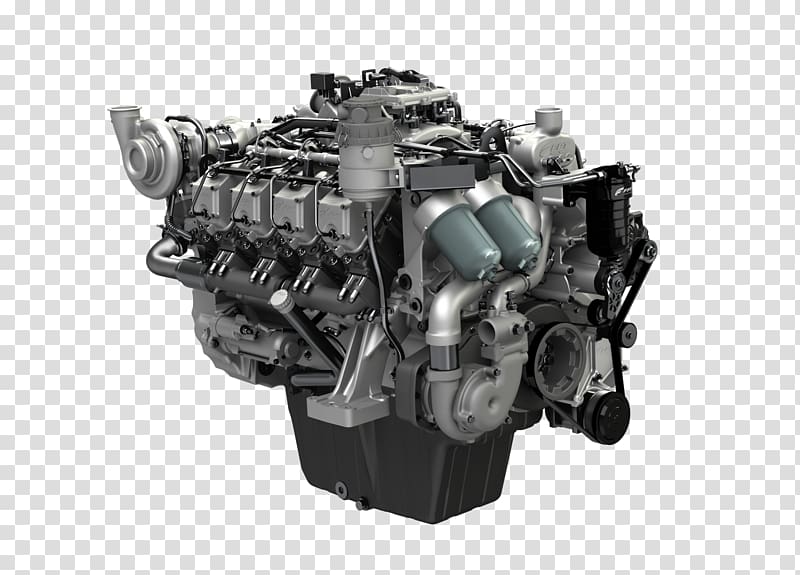 Fiat Powertrain Technologies V20 engine FPT Industrial V8 engine, engine transparent background PNG clipart