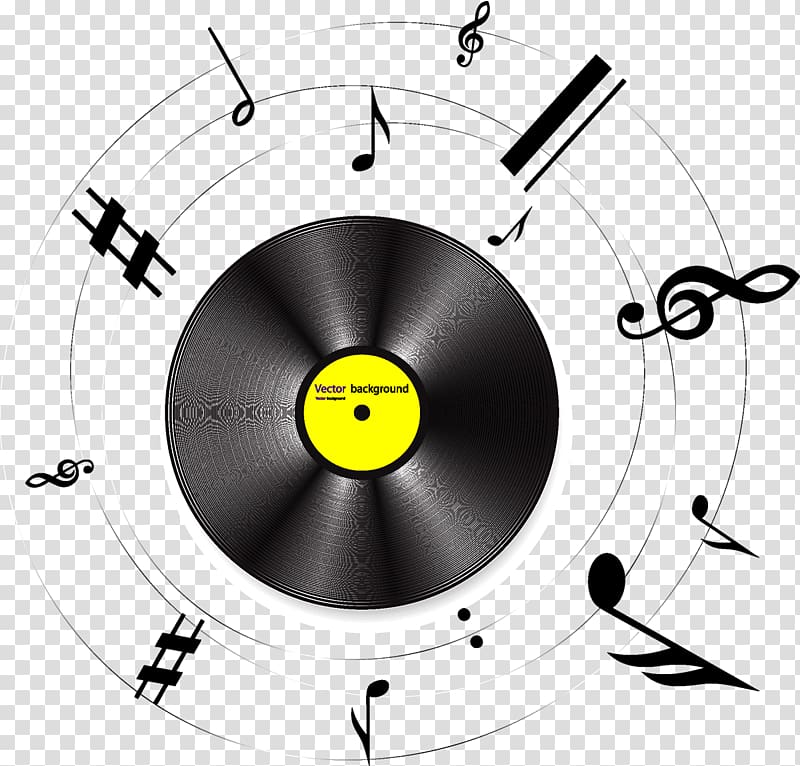 Phonograph record Music Art LP record, CD discography transparent background PNG clipart