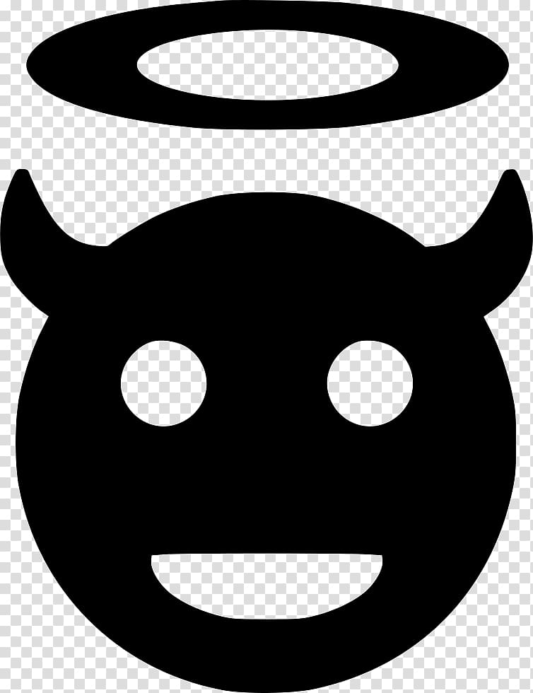 Smiley Devil Angel Computer Icons, hell transparent background PNG clipart