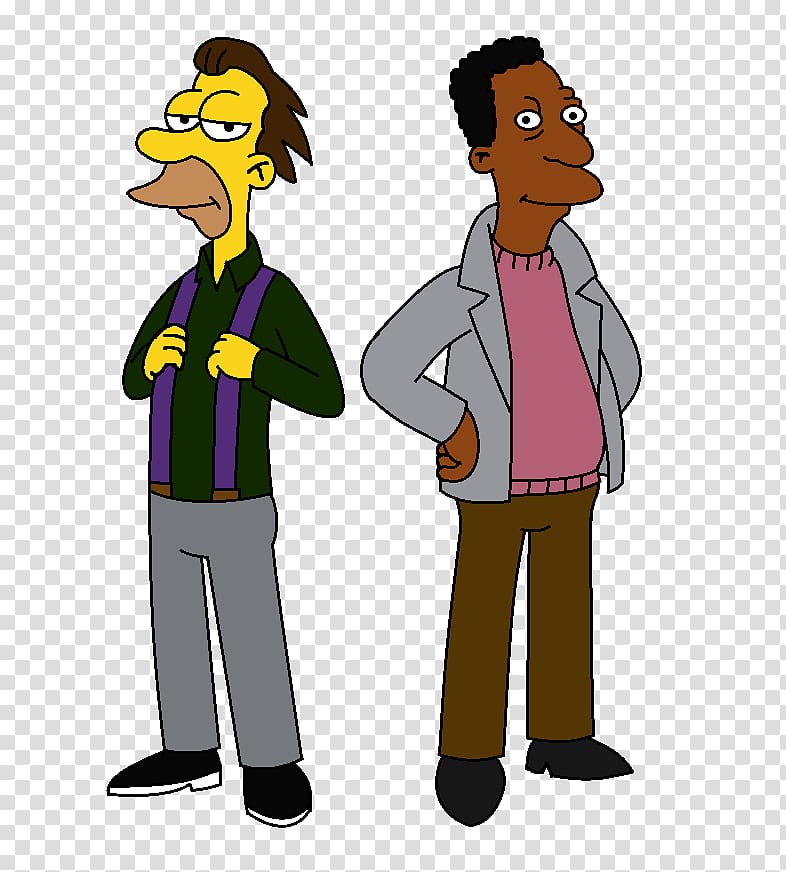 los simpson carl lenny