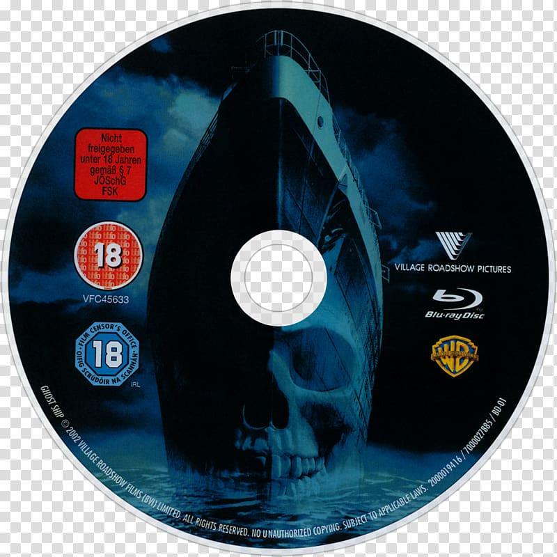 Blu-ray disc DVD Film Compact disc Trailer, ghost ship transparent background PNG clipart