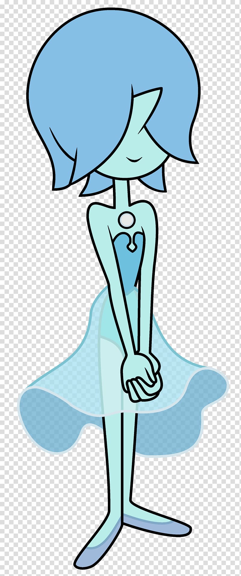 Pearl Steven Universe Zircon Blue Gemstone, pearls transparent background PNG clipart