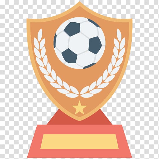 Trophy Football Icon, Hand painted trophy transparent background PNG clipart
