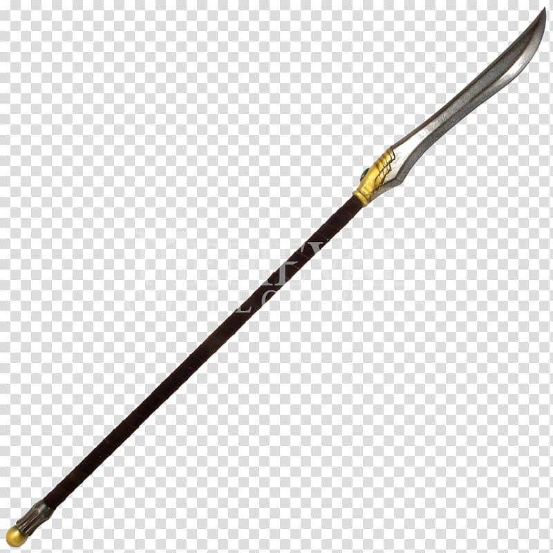 Spear Elf Halberd Pole weapon Live action role-playing game, spear transparent background PNG clipart
