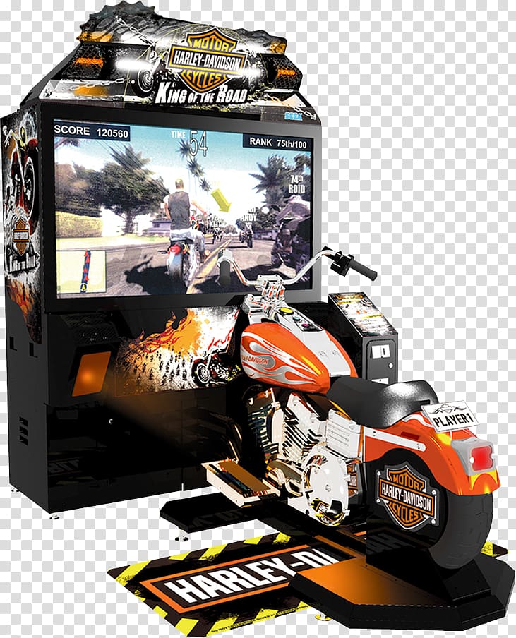 Harley-Davidson & L.A. Riders King of the Road Arcade game Video game, motorcycle transparent background PNG clipart