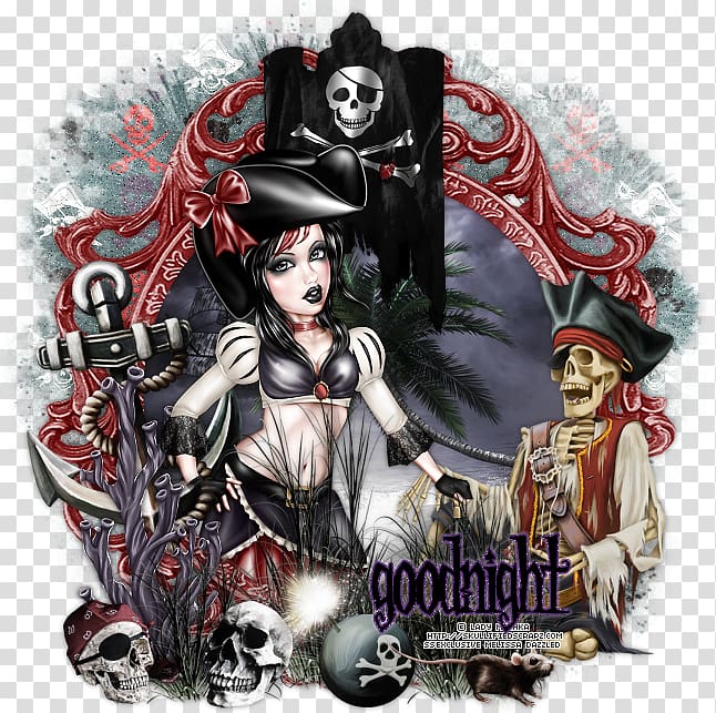 Album cover Poster Anime, pirates elements transparent background PNG clipart