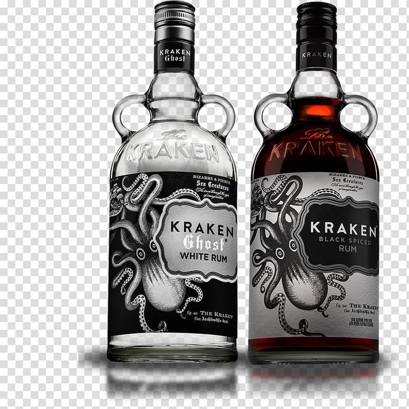 Liqueur Kraken Rum Distilled beverage Whiskey, vodka transparent background PNG clipart