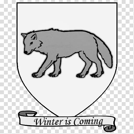 A Song of Ice and Fire Eddard Stark Bran Stark A Game of Thrones Sansa Stark, direwolf winter is coming transparent background PNG clipart
