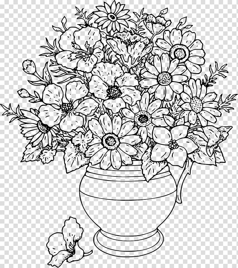 Flower bouquet Drawing , super beautiful flower library transparent background PNG clipart