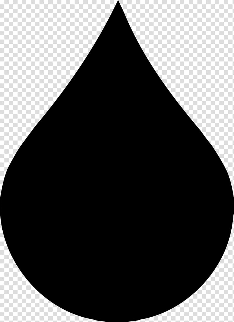 Black Triangle White, Black Drop transparent background PNG clipart