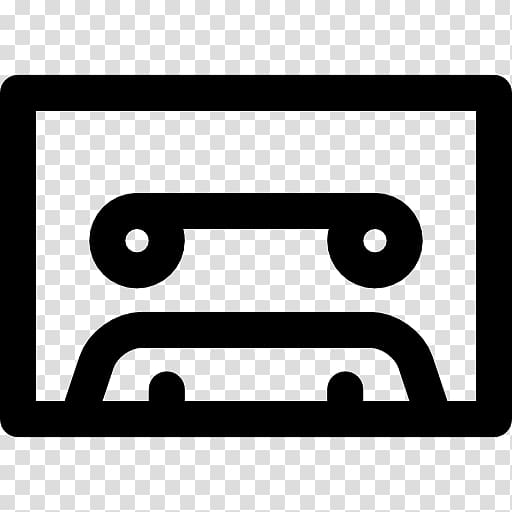 Compact Cassette Music Computer Icons Sound Recording and Reproduction, black h5 interface app micro-page interface transparent background PNG clipart