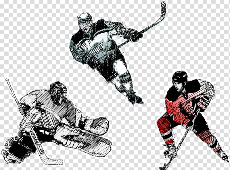 Ice Hockey Player Hockey Field Hockey puck, ice hockey players transparent background PNG clipart