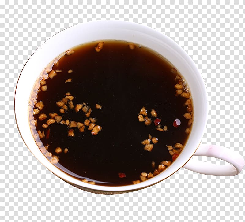 Ginger tea Dandelion coffee Jujube, Brown sugar jujube tea transparent background PNG clipart