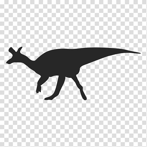 Lambeosaurus Animal Silhouettes Dinosaur Pterodactyls, Silhouette transparent background PNG clipart