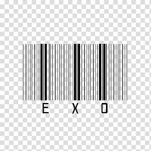 K-pop Barcode EXO BTS, barcode transparent background PNG clipart