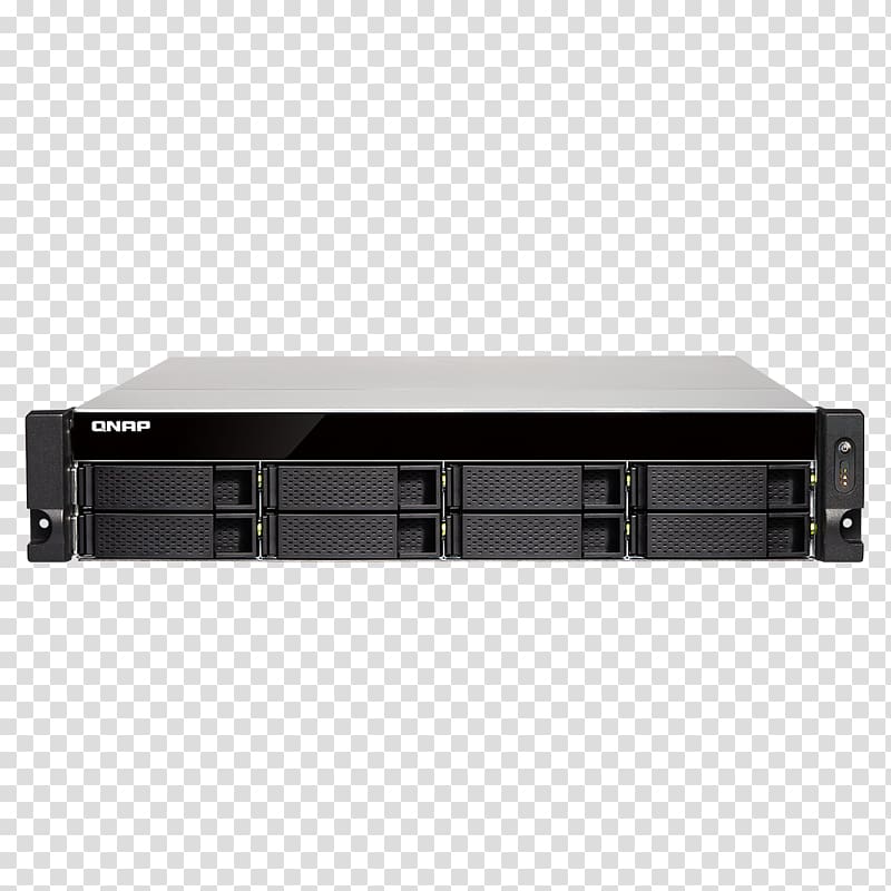 Network Storage Systems 19-inch rack QNAP TS-873U-RP QNAP Systems, Inc. QNAP TS-863U-4G, Storage Rack transparent background PNG clipart