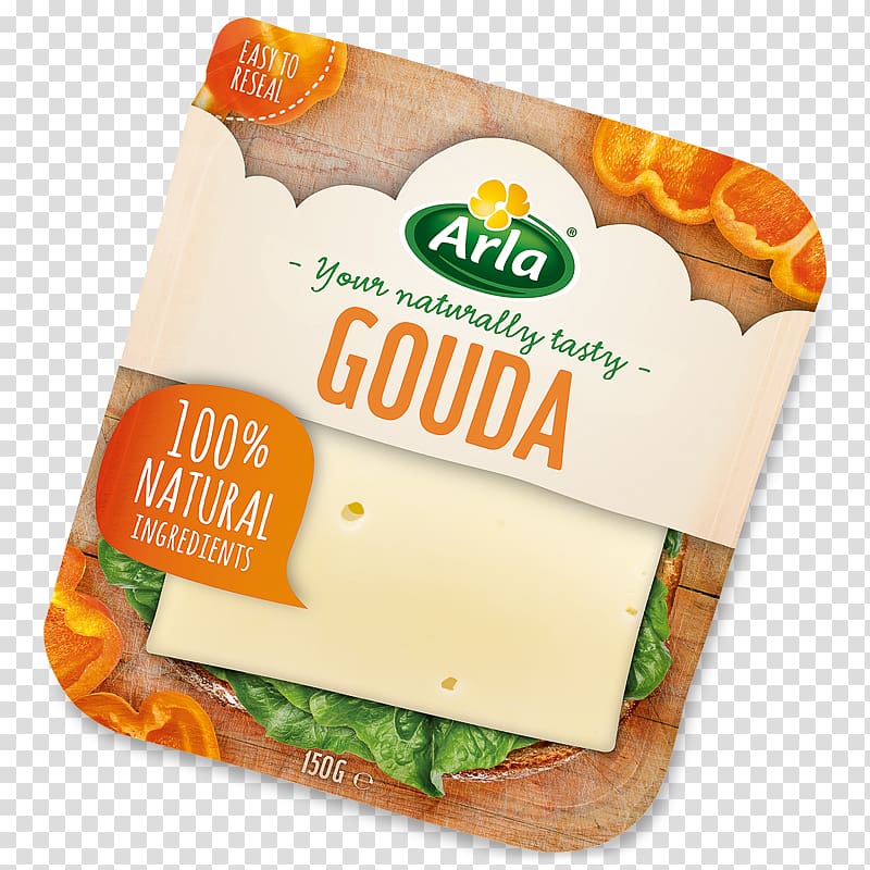 Gouda cheese Processed cheese Milk Arla Foods, milk transparent background PNG clipart