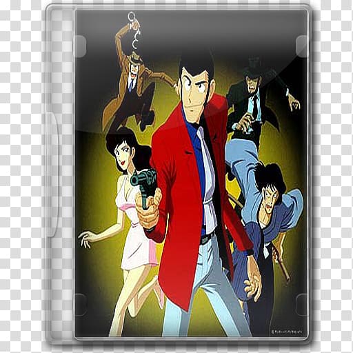 Arsène Lupin III Daisuke Jigen Fujiko Mine Anime, Anime transparent background PNG clipart