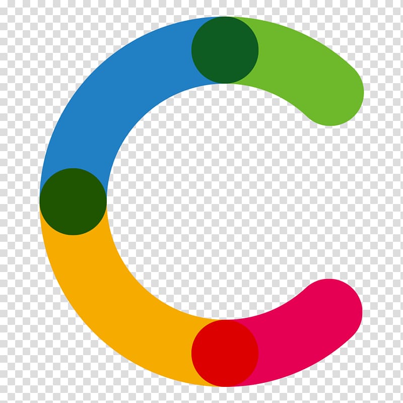 C , Letter Logo , Color letters C transparent background PNG clipart