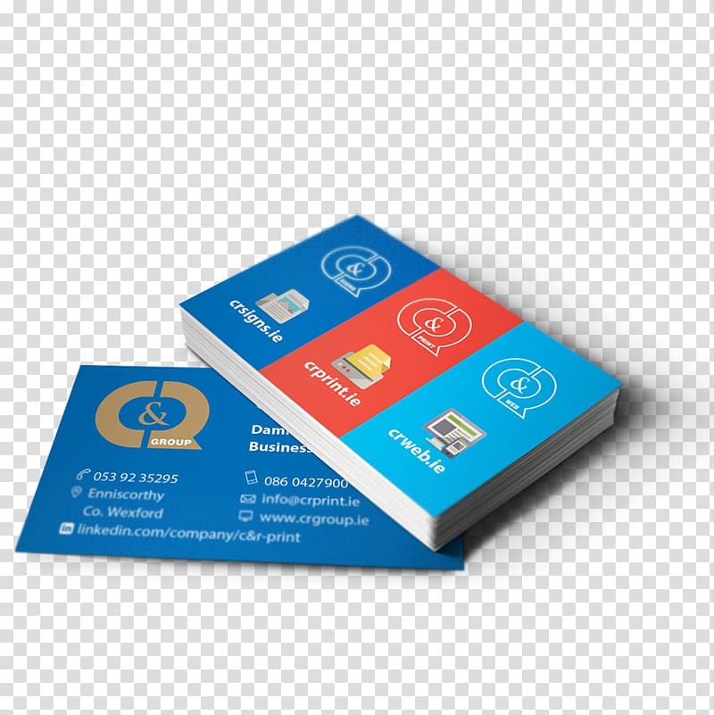 Printing Business Cards Flyer Visiting card, business cards transparent background PNG clipart