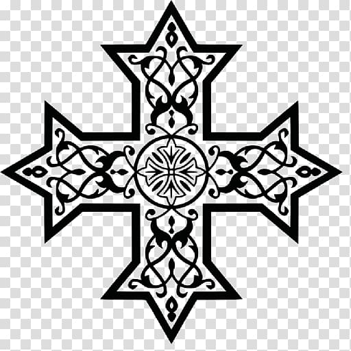 Coptic cross Coptic Orthodox Church of Alexandria Copts Christian cross Eritrean Orthodox Tewahedo Church, christian cross transparent background PNG clipart