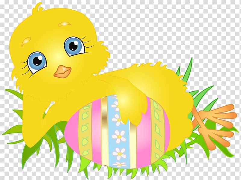 bird hugging egg , Easter Bunny Chicken , Easter Chick with Egg transparent background PNG clipart