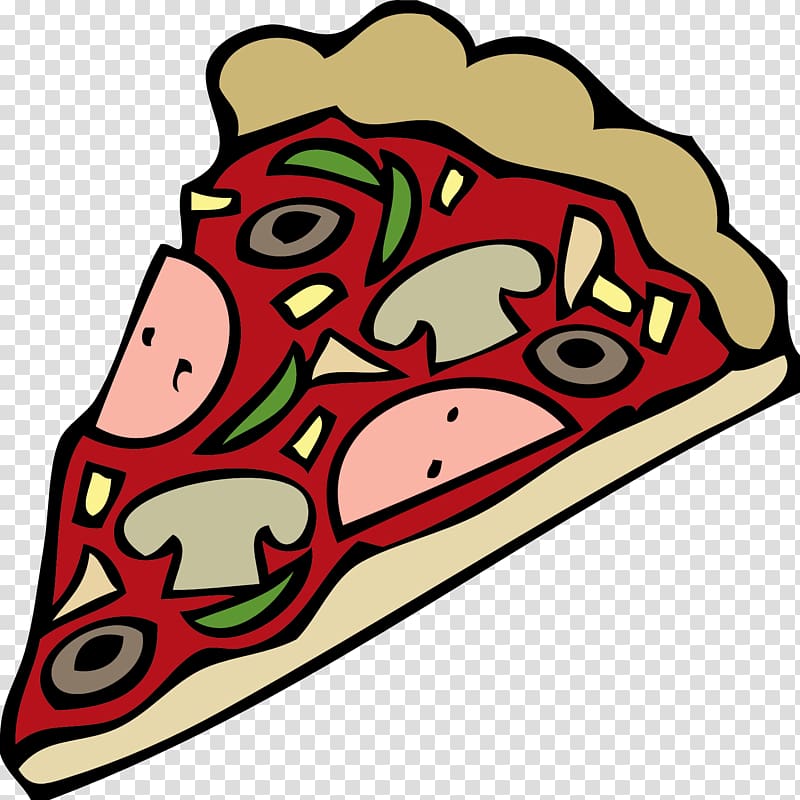 Pizza Italian cuisine Cartoon , Pizza Background transparent background PNG clipart