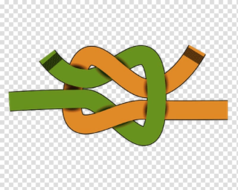 Reef knot Granny knot Scouting Rope, rope transparent background PNG clipart