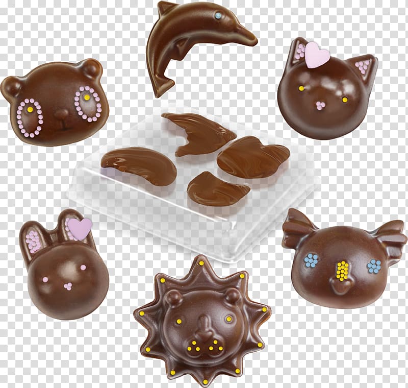 Praline Chocolate truffle Petit four Easter egg, chocolate transparent background PNG clipart