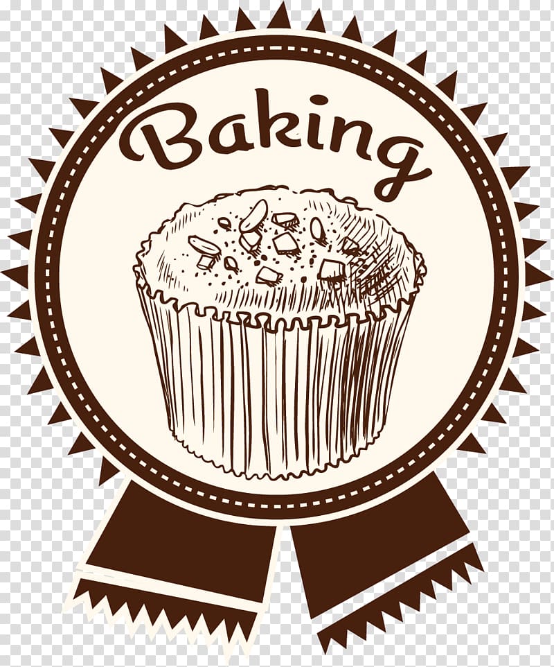 Cooking Drawing Poster Illustration, Cup cake transparent background PNG clipart