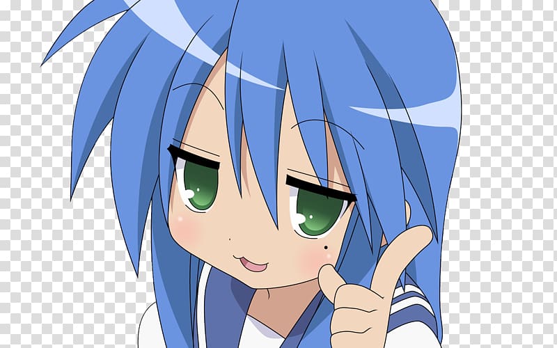 Konata Izumi Lucky Star Character YouTube Desktop , youtube transparent background PNG clipart