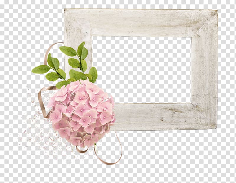 rectangular white frame with pink hydrangeas illustration, frame Flower, Plant flowers border Creative floral border Tags transparent background PNG clipart