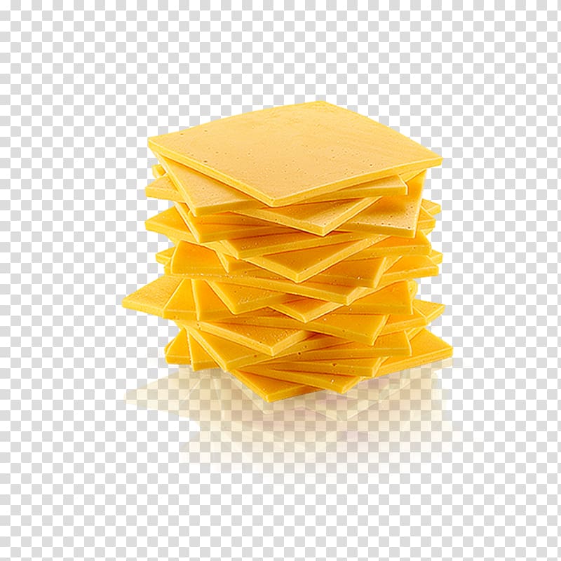 yellow slice of cheese illustration, Cheese Cheddar Stack transparent background PNG clipart