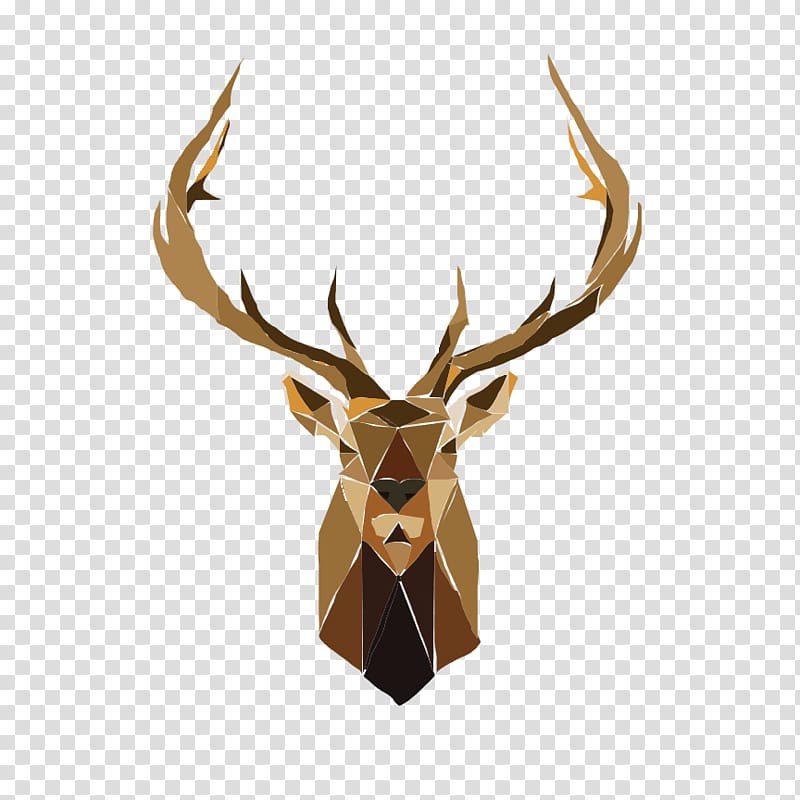 Deer Elk Logo Antler, elk transparent background PNG clipart