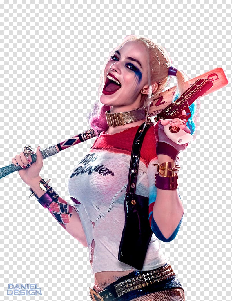 Margot Robbie Harley Quinn Joker Deadshot Katana, harley quinn transparent background PNG clipart