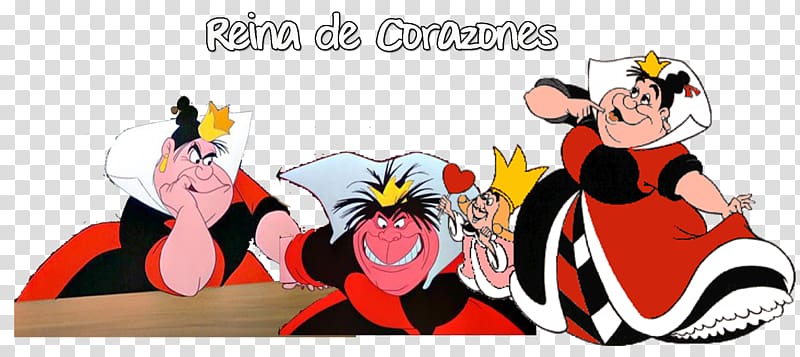 Alice's Adventures in Wonderland Queen of Hearts King of Hearts, tweedledum and tweedledee costume transparent background PNG clipart