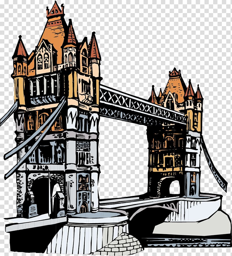 Original Drawing of The Shard & Tower Bridge London