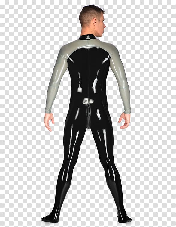 Latex clothing Fashion Catsuit, latex catsuit male transparent background PNG clipart