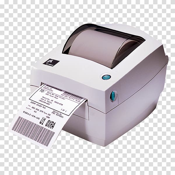 Label printer Zebra LP 2844 Thermal printing Zebra Technologies, printer transparent background PNG clipart
