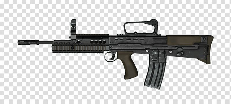 Airsoft Guns Air gun SA80 Firearm Assault rifle, customs transparent background PNG clipart