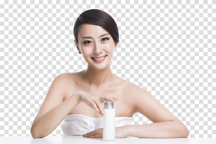 a model of skin care products transparent background PNG clipart