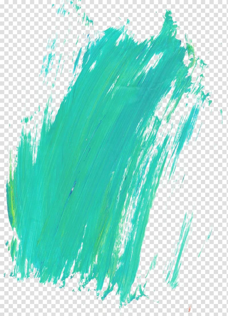 Dark green brush strokes transparent background PNG clipart