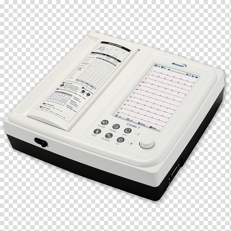 Electrocardiography Medicine Automated External Defibrillators Medical Equipment Ausilium Cardio 7, ecg transparent background PNG clipart