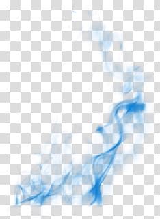 blue illustration, Smoke Effect Blue transparent background PNG clipart