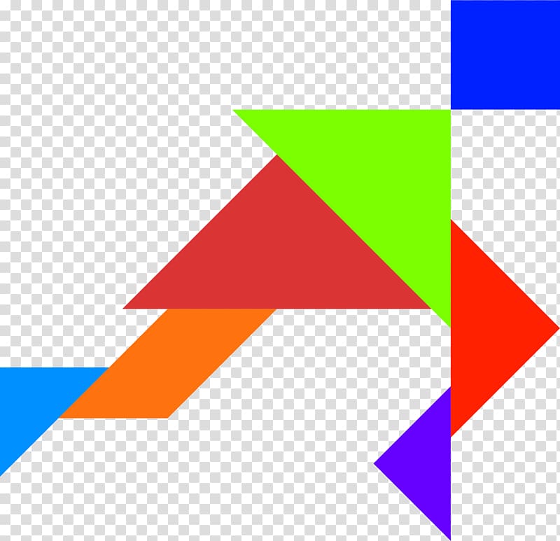 Jigsaw Puzzles Tangram Free Geometric shape, svg transparent background PNG clipart