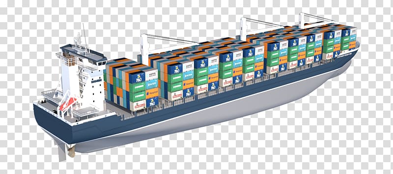 Container ship Intermodal container Feeder ship Heavy-lift ship, cosmetics packaging renderings transparent background PNG clipart