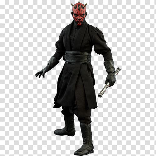 Darth Maul Anakin Skywalker Palpatine Star Wars Sideshow Collectibles, darth maul transparent background PNG clipart